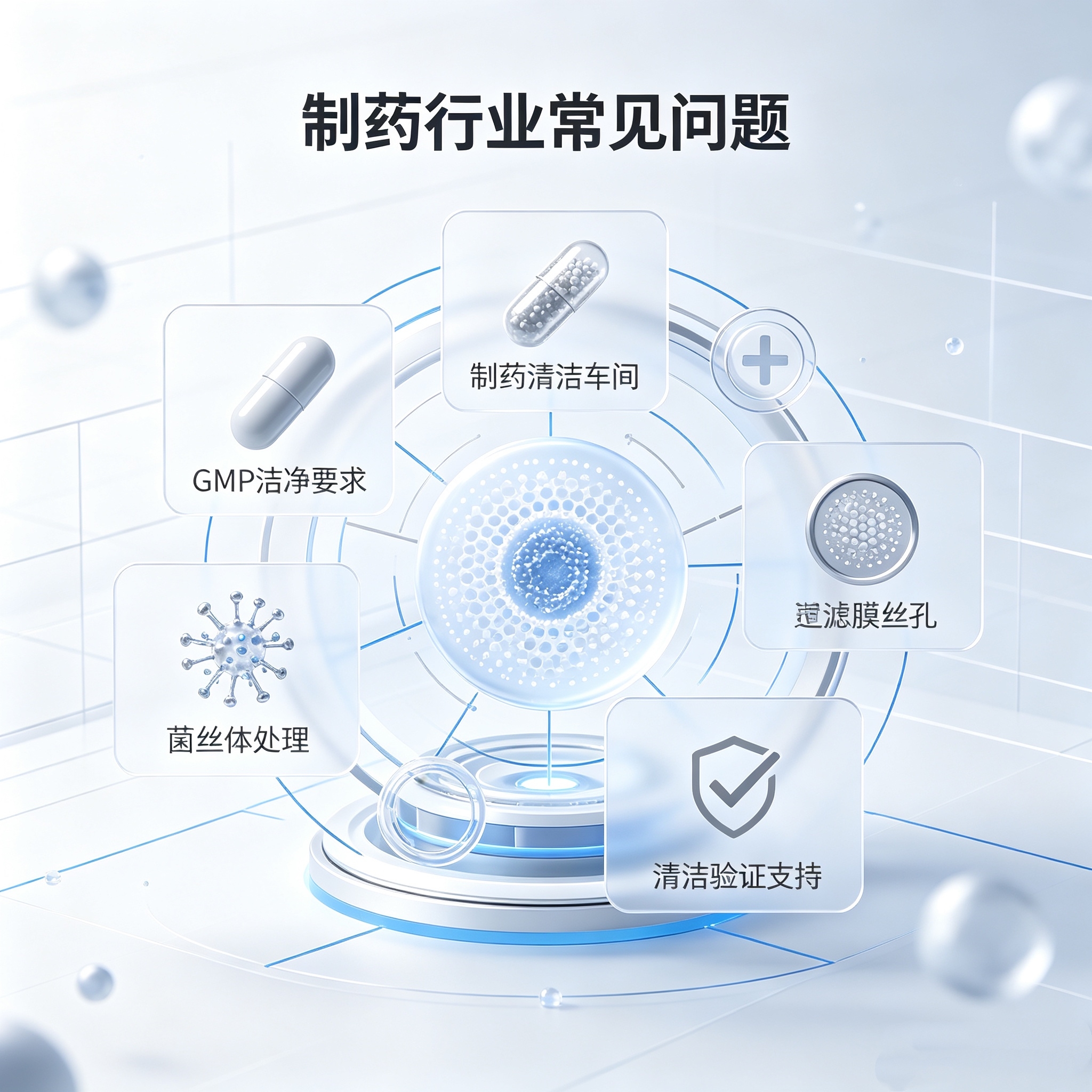 制药行业烛式过滤器常见问题：GMP 洁净、菌丝体与清洁验证