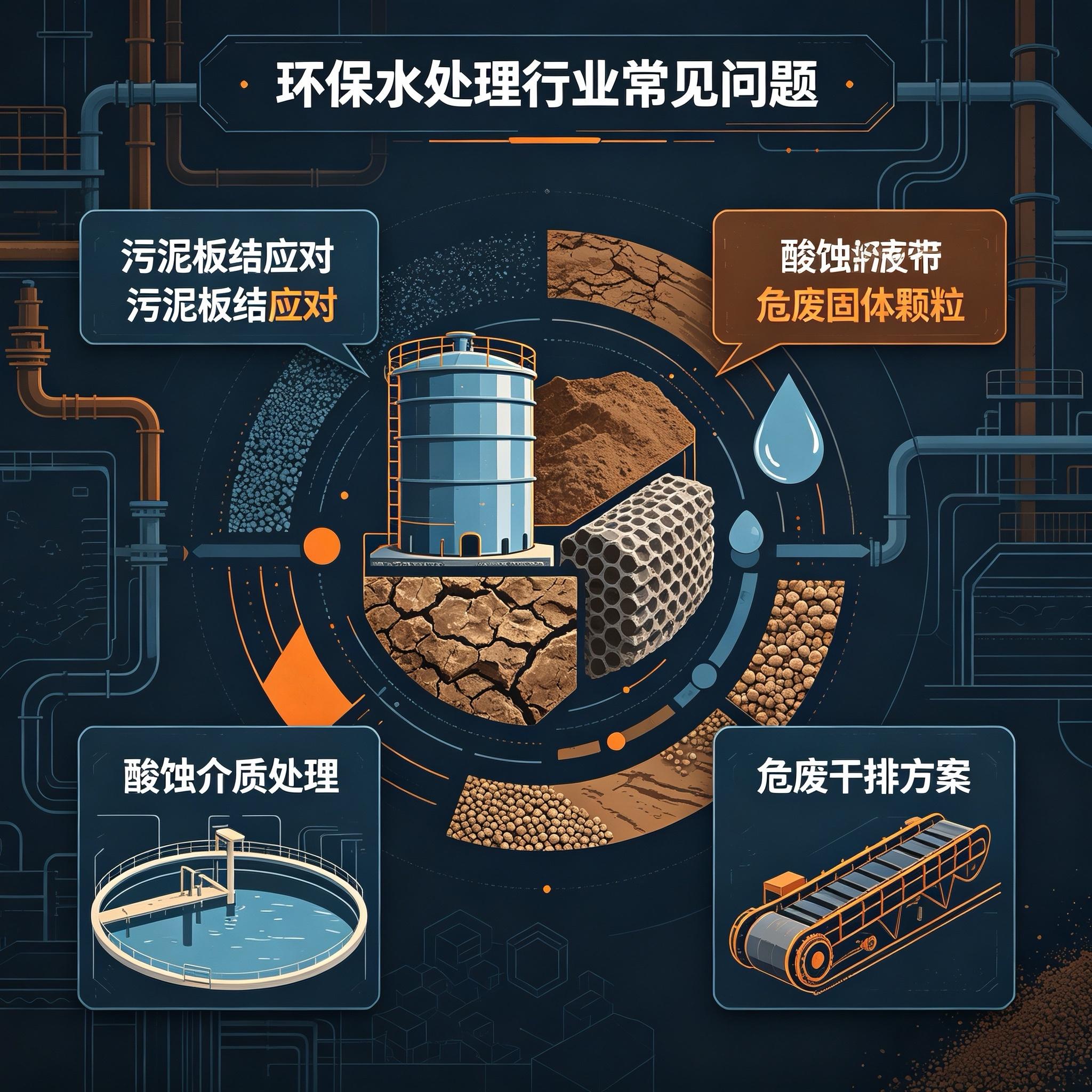 环保水处理行业烛式过滤器常见问题：污泥板结、酸蚀与危废干排